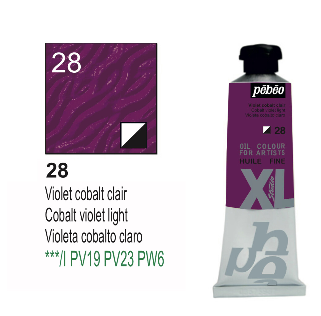 XL Studio Oil Colors Fine - Cobalt violet light No. 28, 37 ml Tube