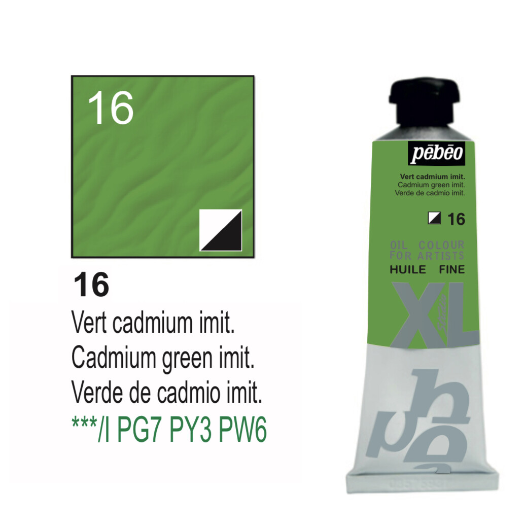 XL Studio Oil Colors Fine - Cadmium green imit. No. 16, 37 ml Tube XL Studio Oil Colors Fine - Cadmium green imit. No. 16, 37 ml Tube