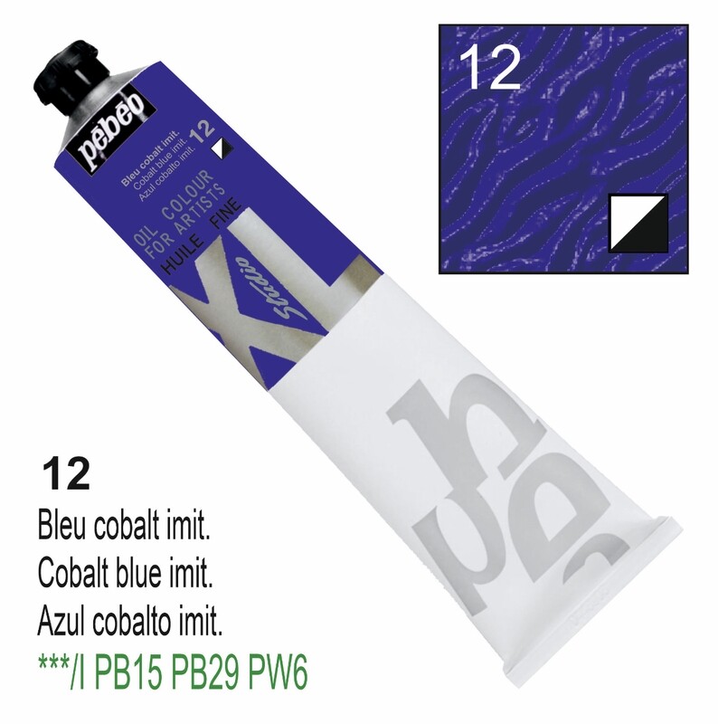 XL Studio Oil Colors Fine - Cobalt blue imit No. 12, 200 ml Tube