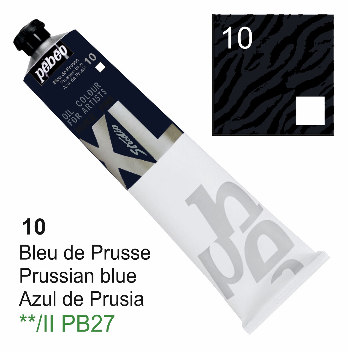 XL Studio Oil Colors Fine - Prussian blue No. 10, 200 ml Tube
