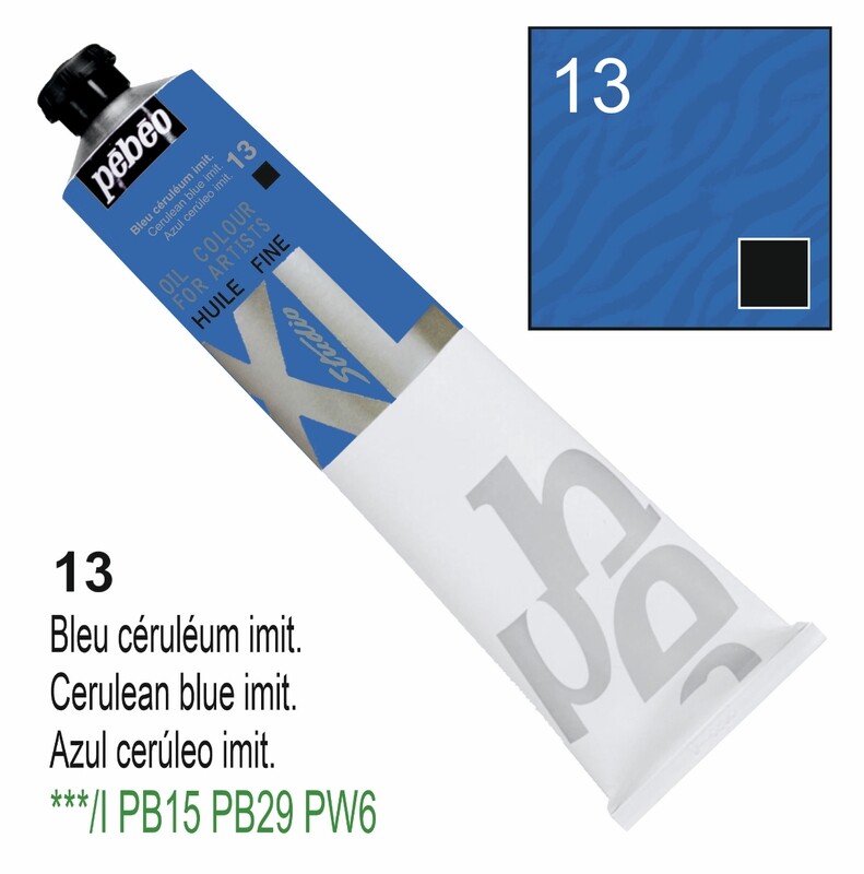 XL Studio Oil Colors Fine - Cerulean blue imit No. 13, 200 ml Tube