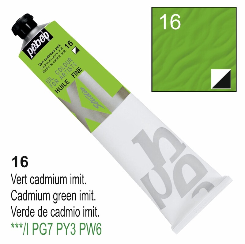 XL Studio Oil Colors Fine - Cadmium green imit. No. 16, 200 ml Tube