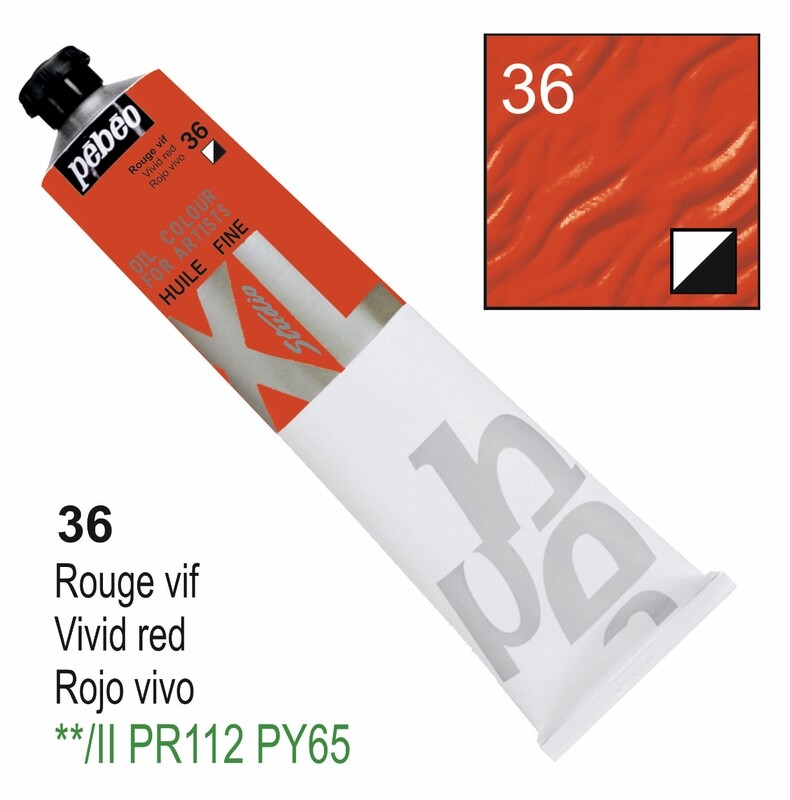 XL Studio Oil Colors Fine - Vivid red No. 36, 200 ml Tube
