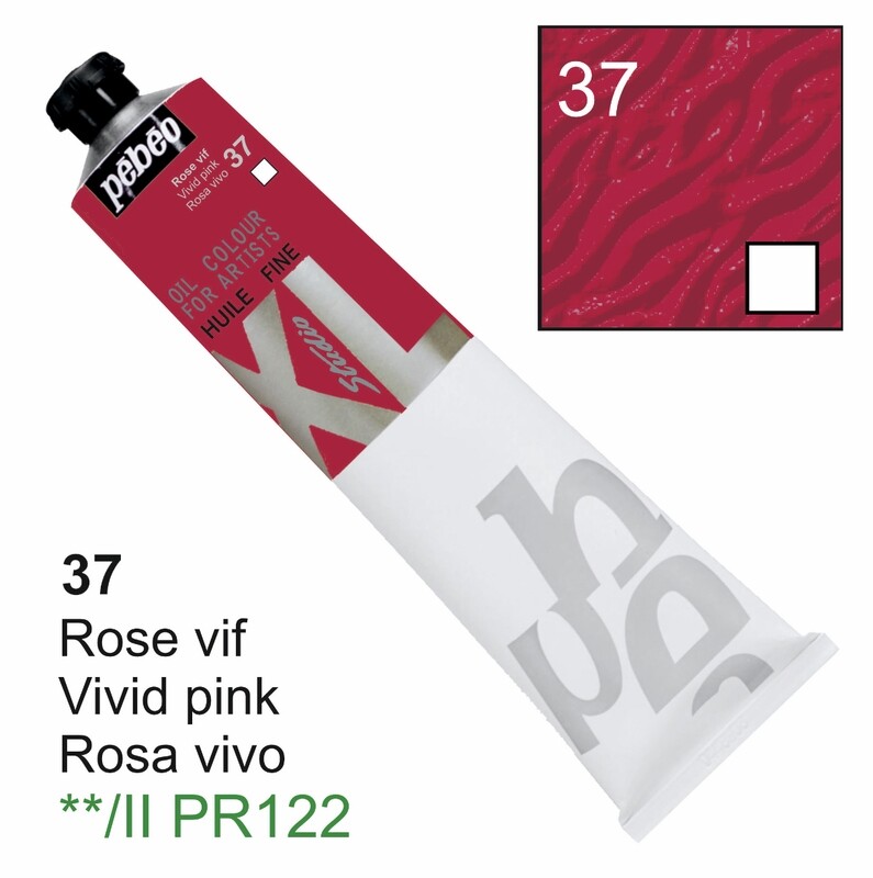 XL Studio Oil Colors Fine - Vivid pink No. 37, 200 ml Tube