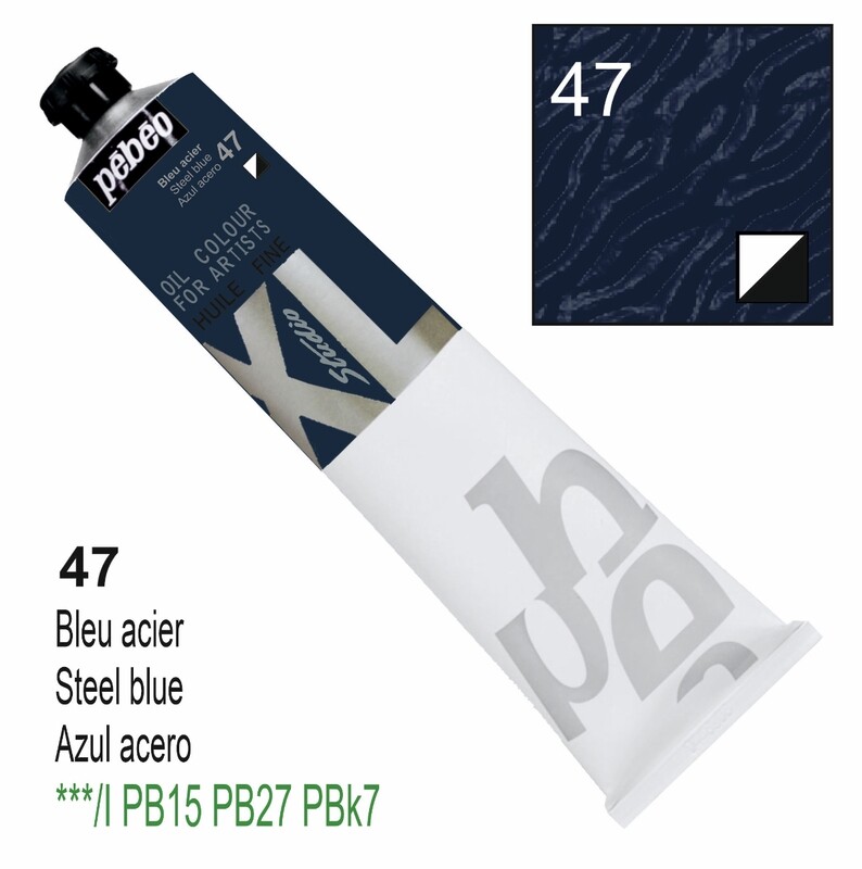 XL Studio Oil Colors Fine - Steel blue No. 47, 200 ml Tube