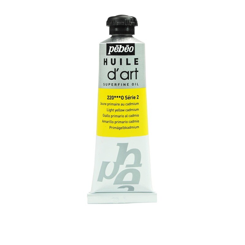 Pebeo d`Art Oil Colors Super Fine Light cadmium yellow No. 220, Series 2, 37 ml