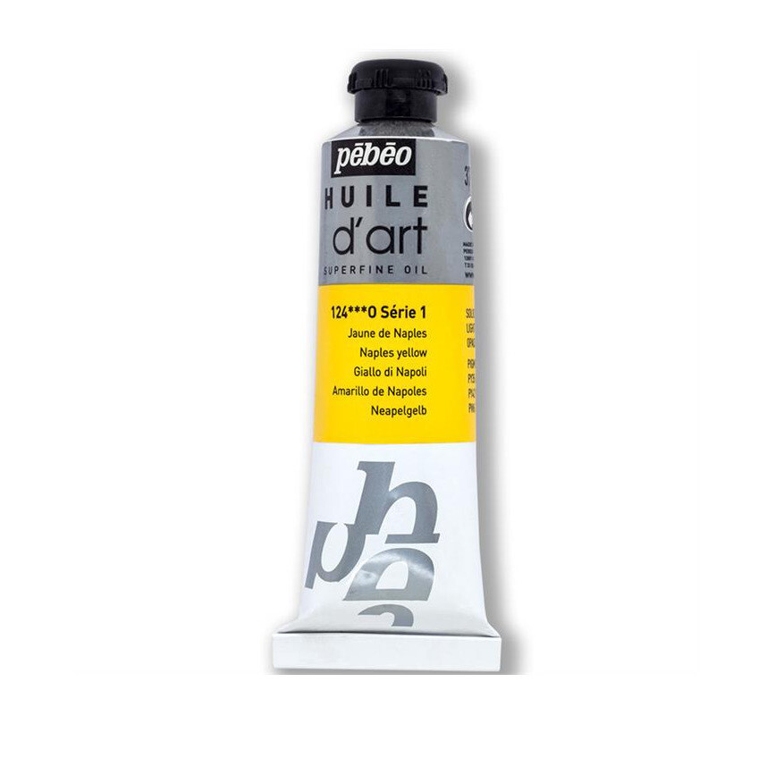 Pebeo d`Art Oil Colors Super Fine Naples yellow No. 124, Series 1, 37 ml