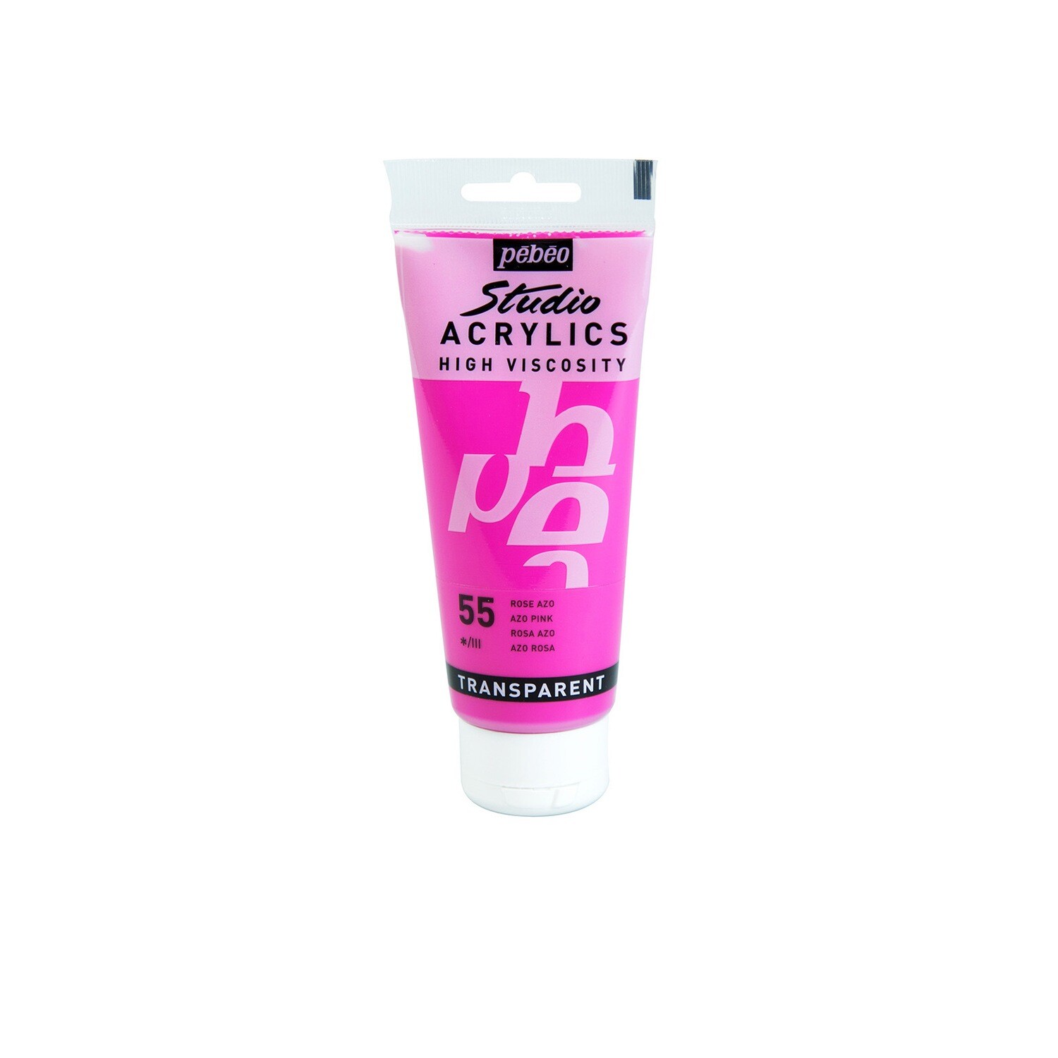 Studio Acrylics Fine Acrylic Azo pink No. 55, 100 ml