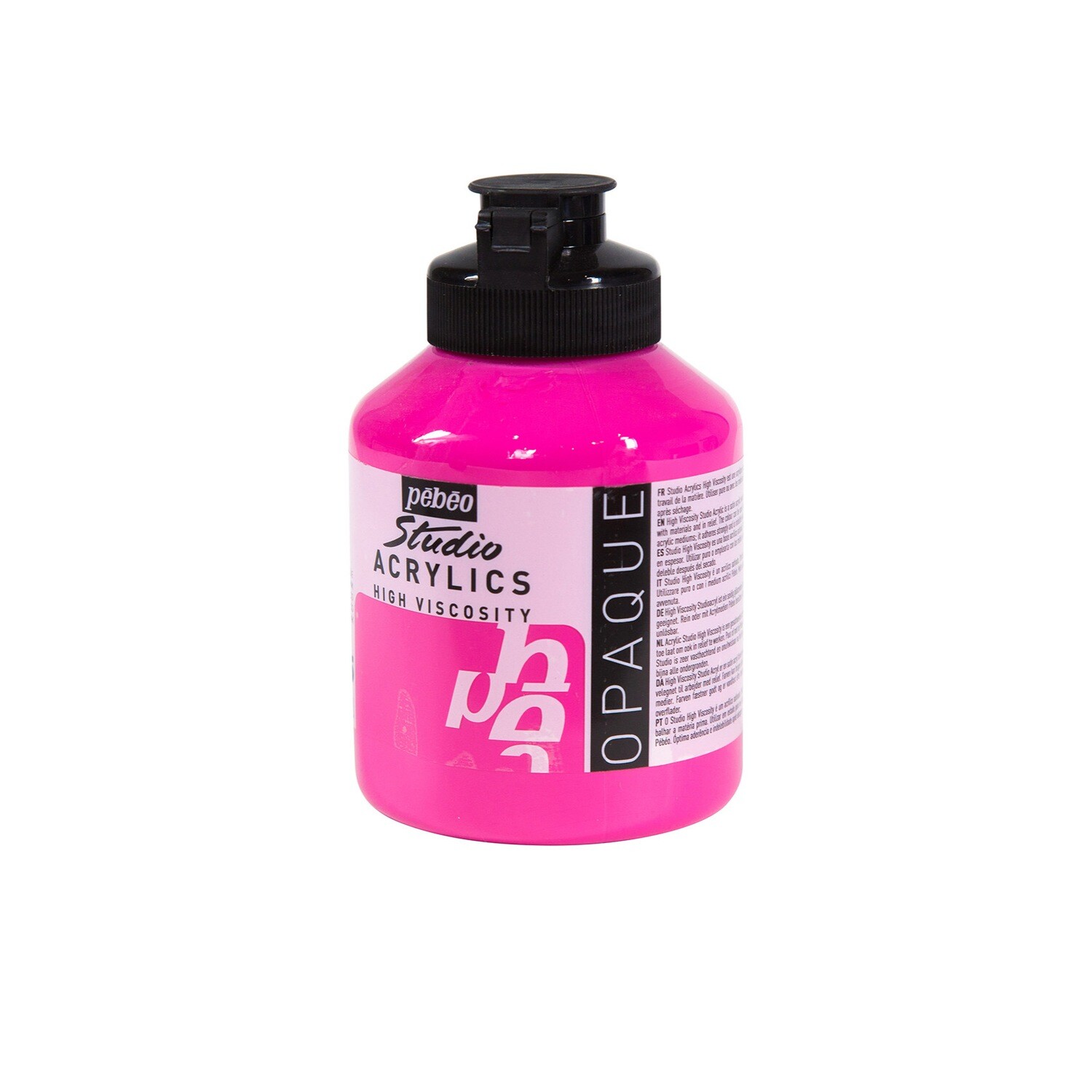 Studio Acrylics Fine Acrylic Opaque vivid pink No. 45, 500 ml