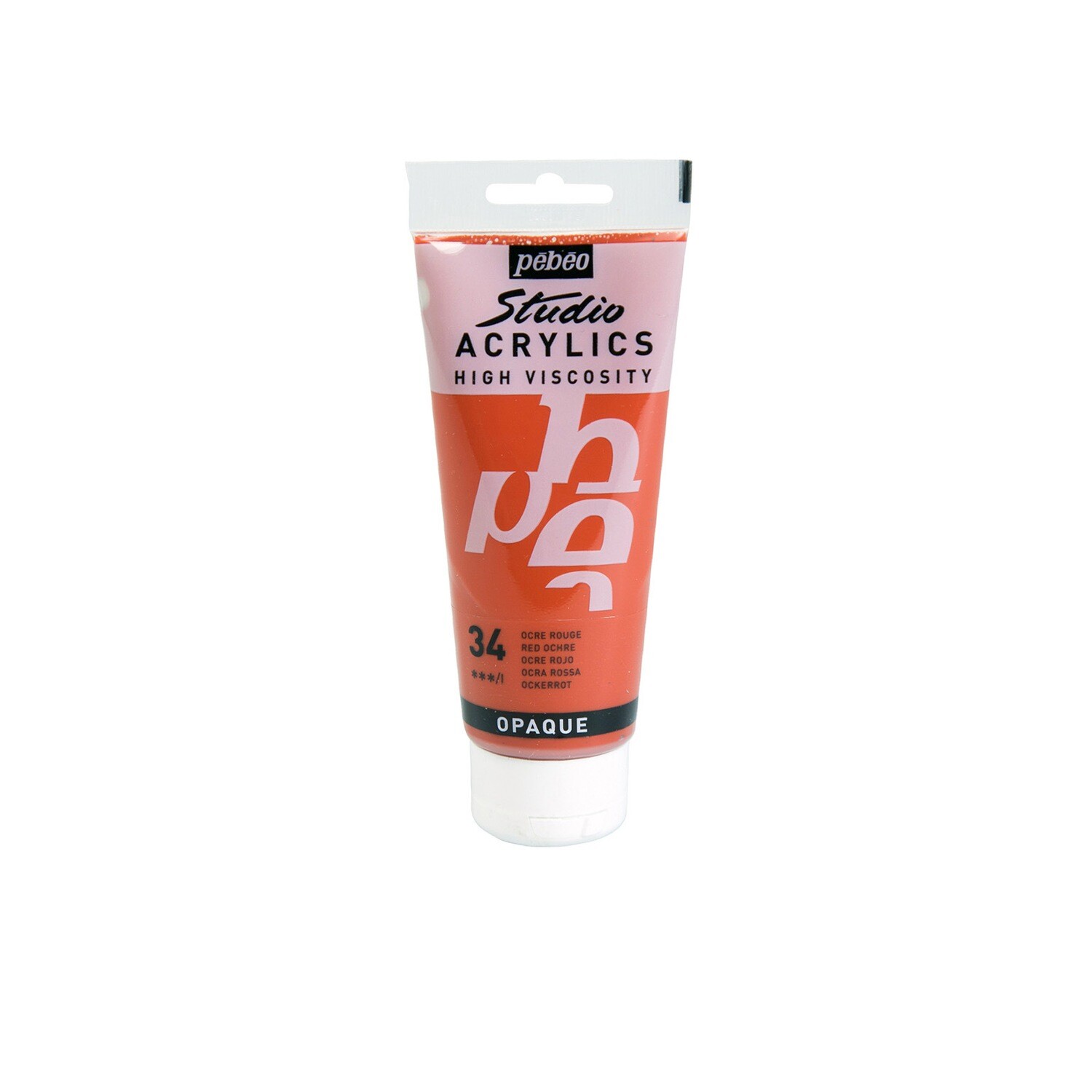 Studio Acrylics Fine Acrylic Red ochre No. 34, 100 ml