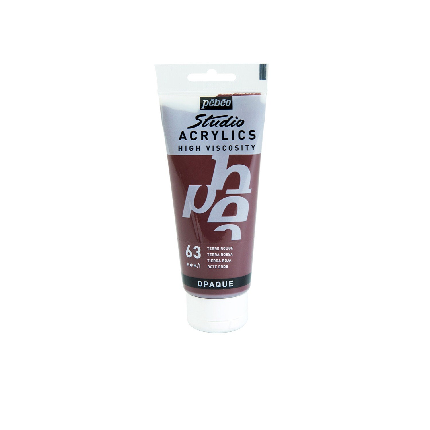 Studio Acrylics Fine Acrylic Terra rossa No. 63, 100 ml