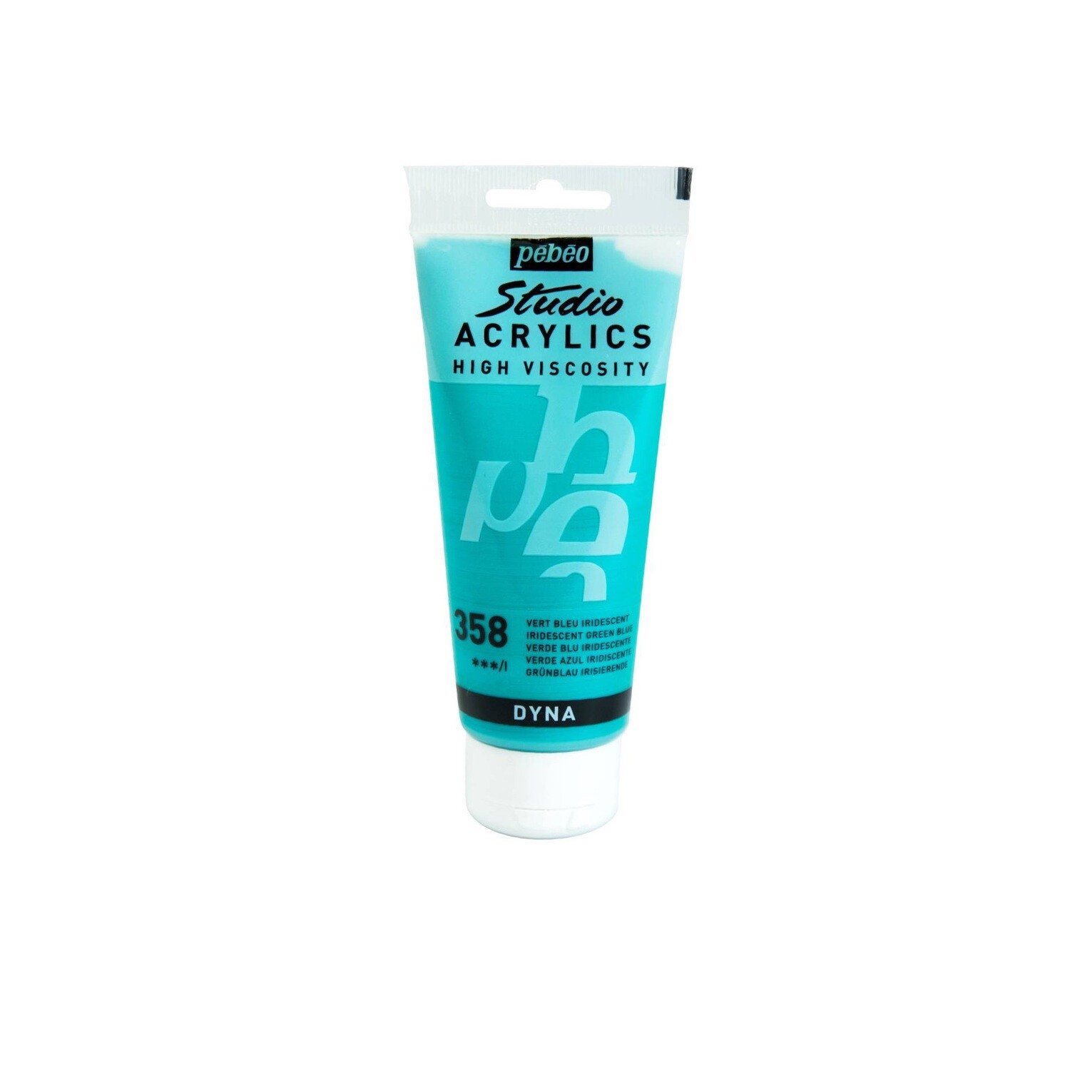 Studio Acrylics Fine Acrylic Iridescent green-blue No. 358, 100 ml