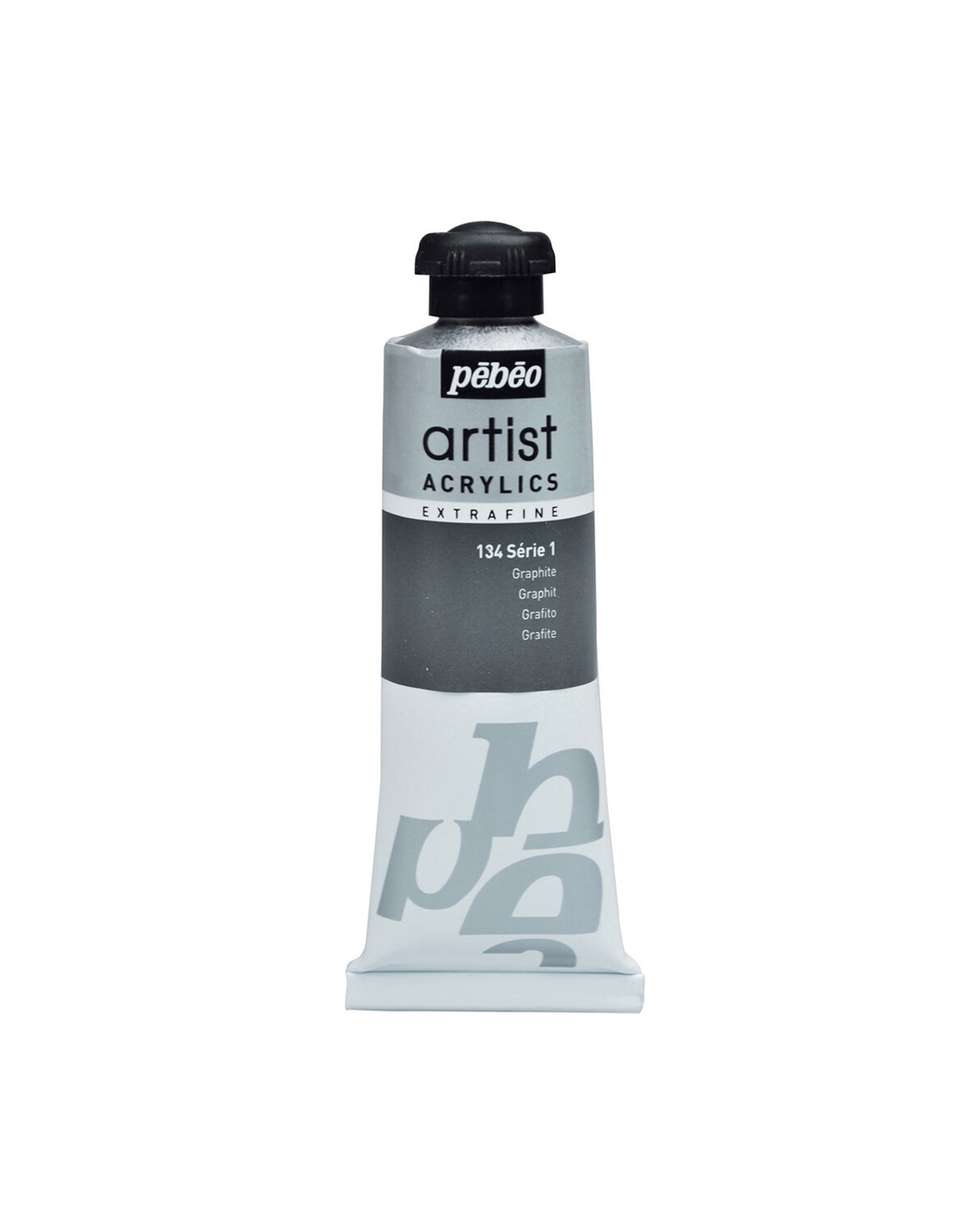 EXTRA FINE ARTIST ACRYLICS, Graphite, No. 134, Series 1, 60 ml