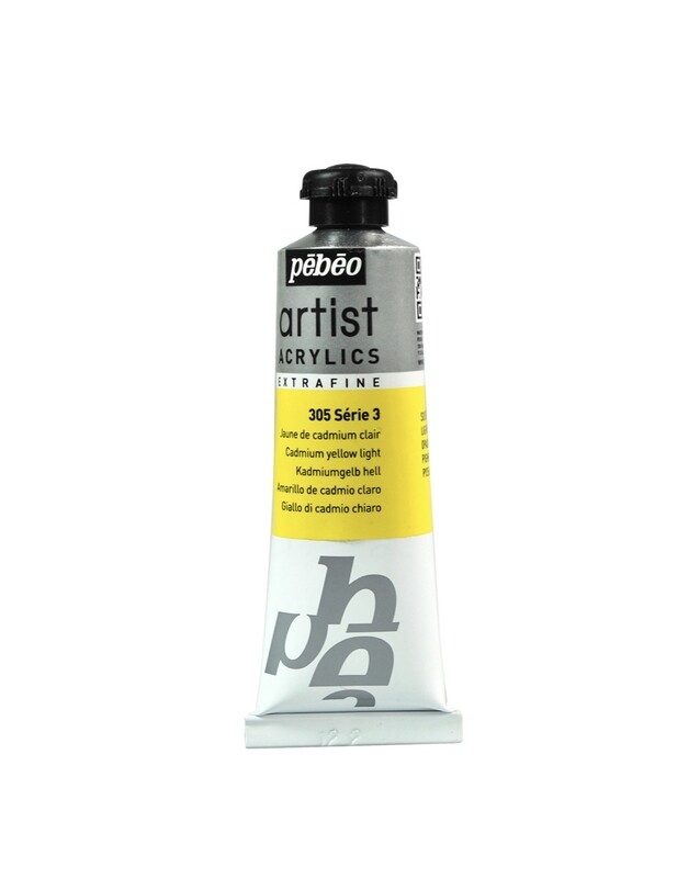 EXTRA FINE ARTIST ACRYLICS, Light cadmium yellow, No. 305, Series 3, 60 ml