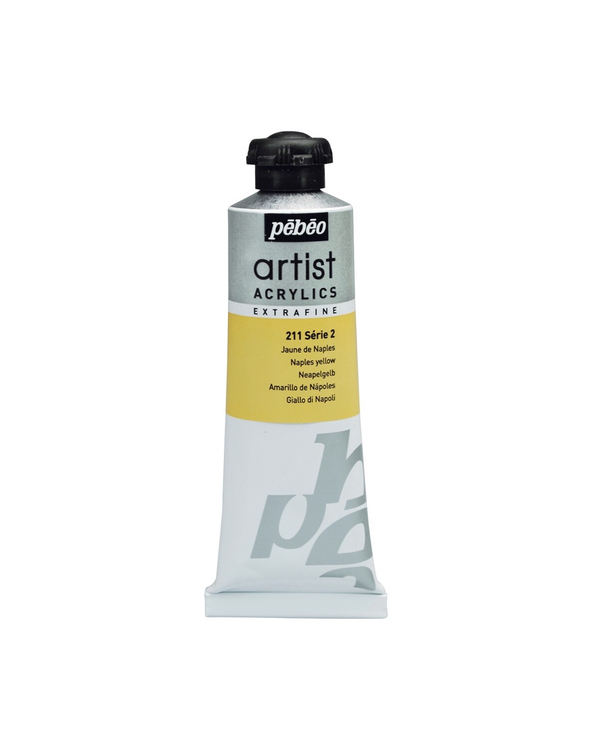 EXTRA FINE ARTIST ACRYLICS, Naples yellow , No. 211, Series 2, 60 ml