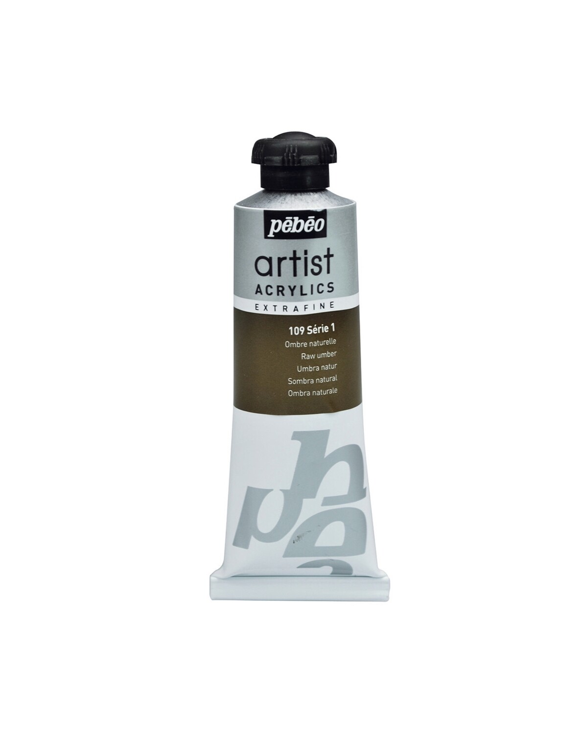 EXTRA FINE ARTIST ACRYLICS, Raw umber , No. 109, Series 1, 60 ml