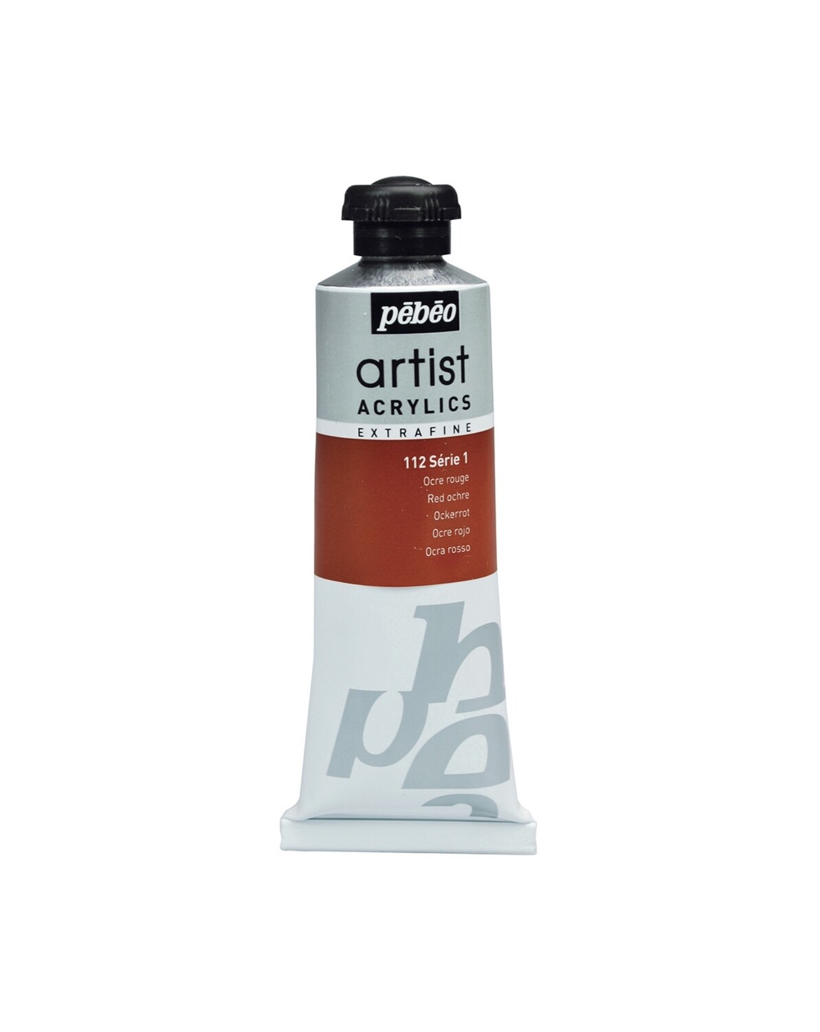 EXTRA FINE ARTIST ACRYLICS, Red ochre , No. 112, Series 1, 60 ml