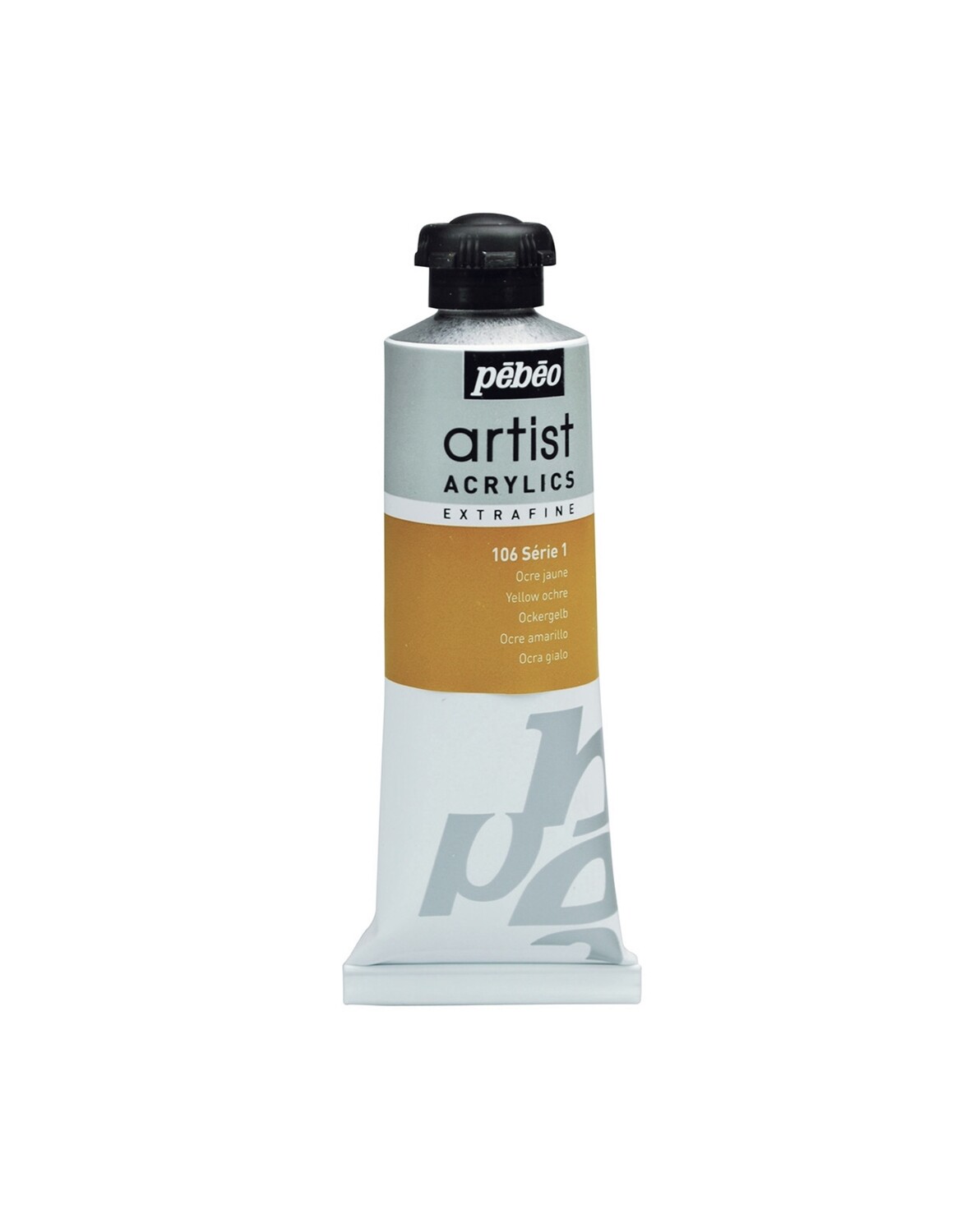 EXTRA FINE ARTIST ACRYLICS, Yellow ochre , No. 106, Series 1, 60 ml