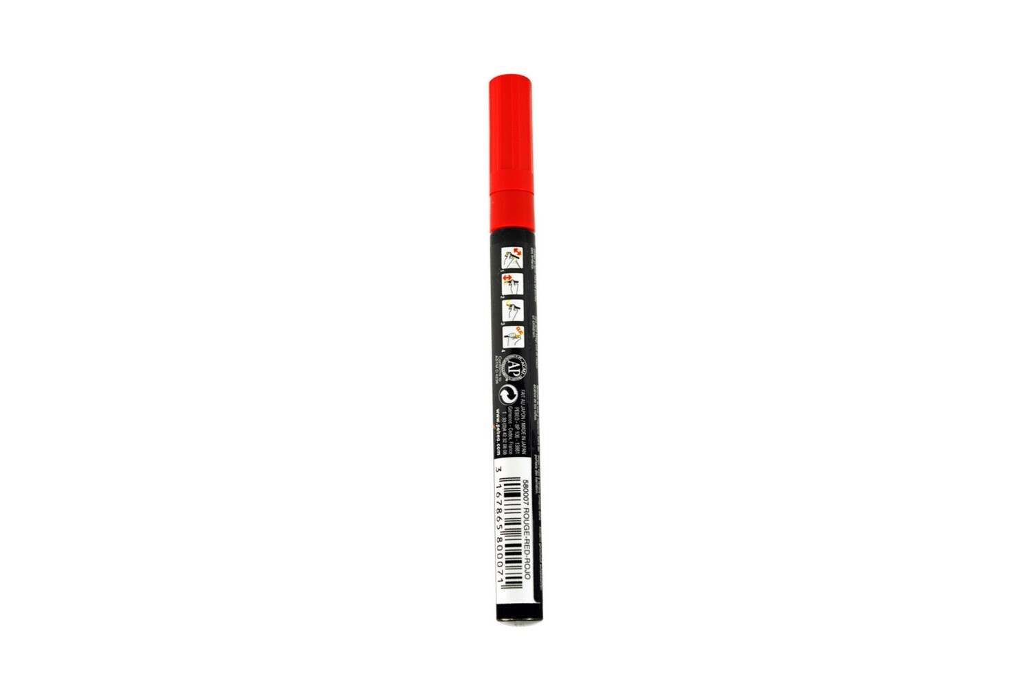4ARTIST MARKER, Red, 2mm round.