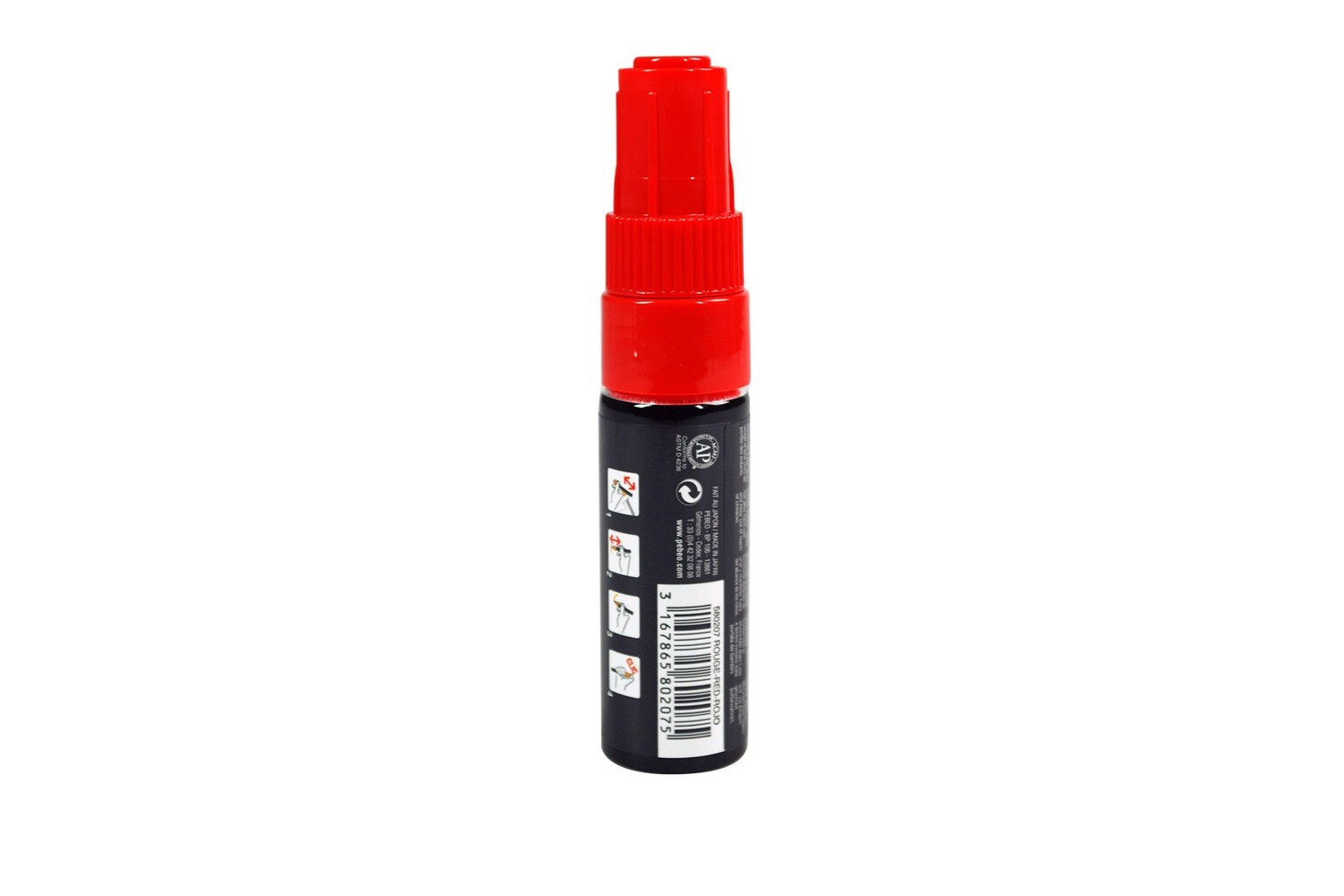 4ARTIST MARKER, Red, 8mm round.
