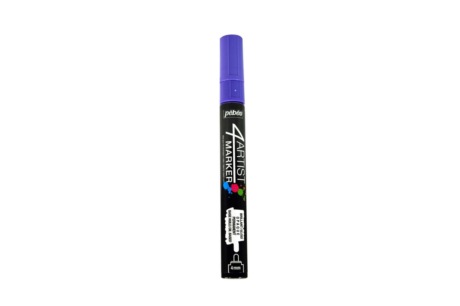 4ARTIST MARKER, Violet, 4mm round.