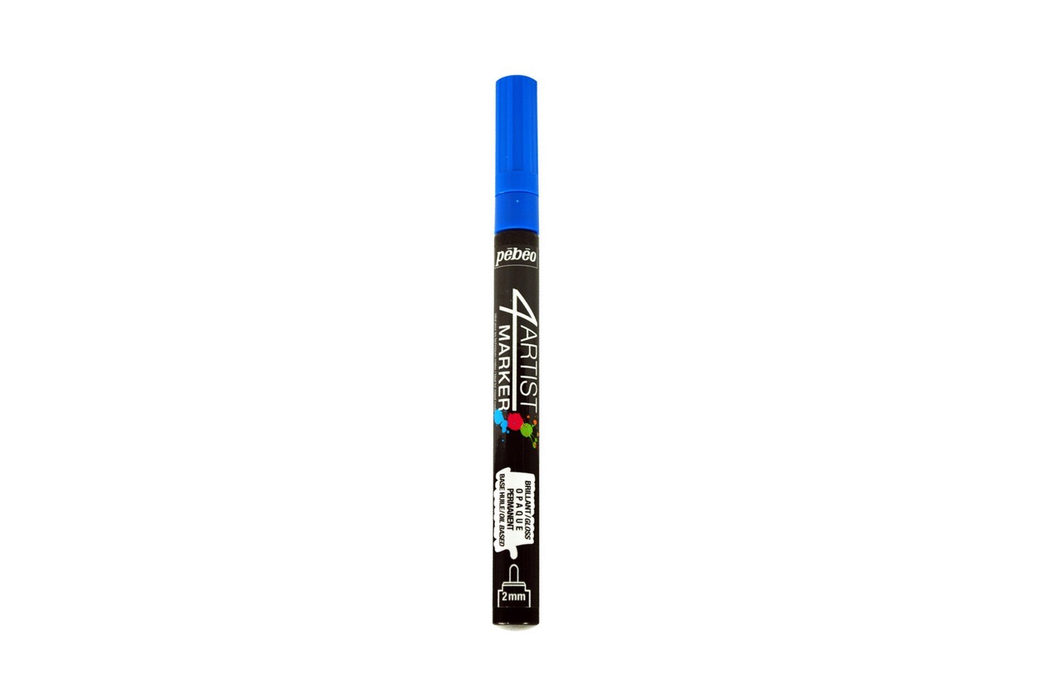 4ARTIST MARKER, Dark blue, 2mm round.