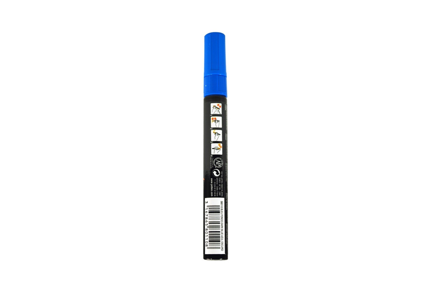 4ARTIST MARKER, Dark blue, 4mm round.