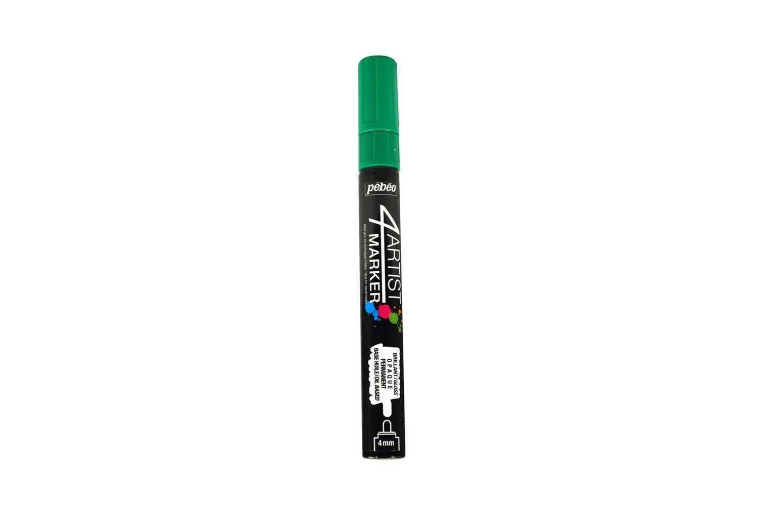 4ARTIST MARKER, Dark green, 4mm round.