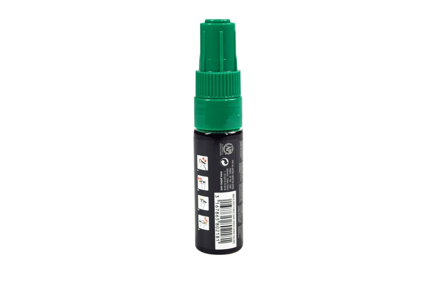 4ARTIST MARKER, Dark green, 8mm angular.