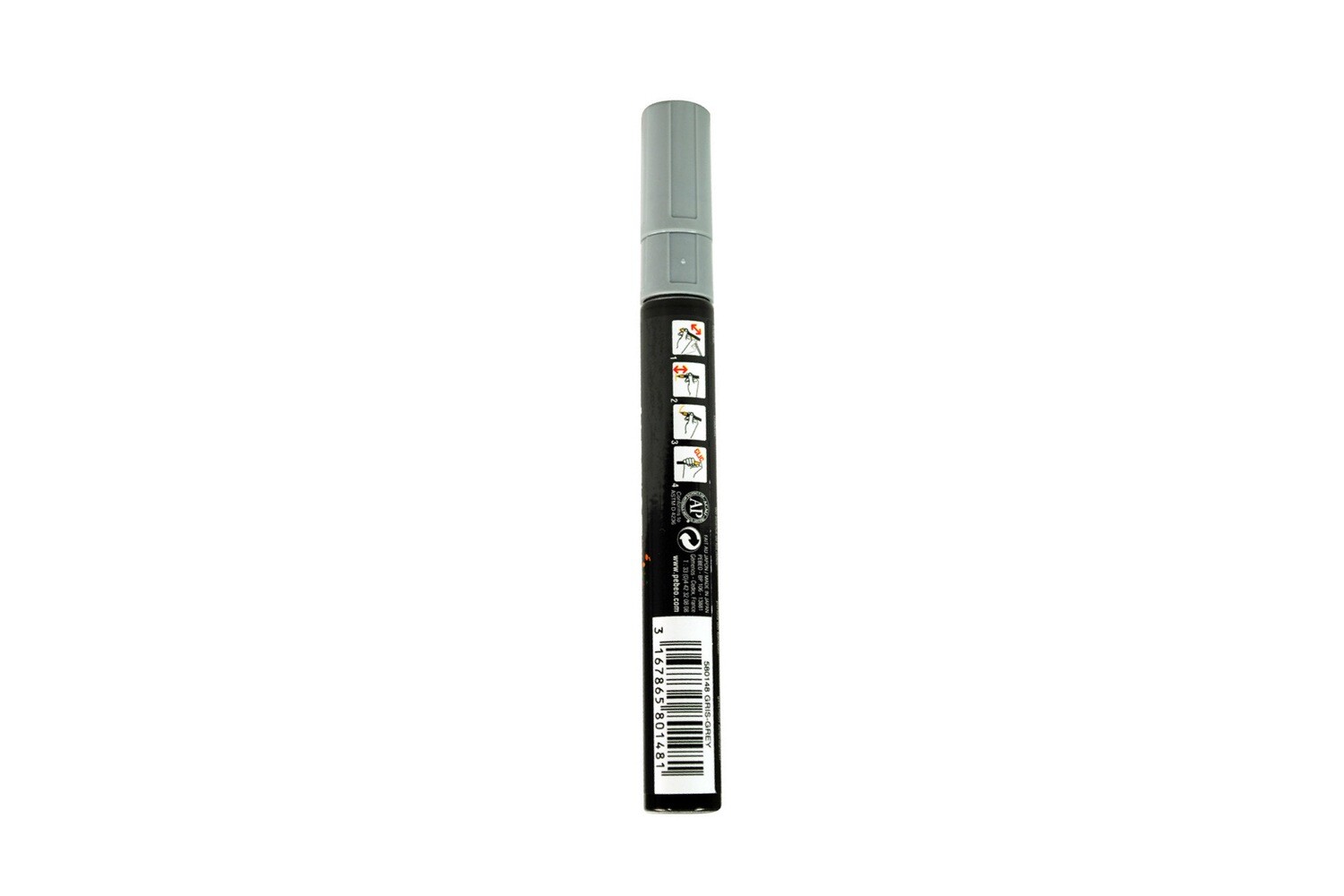 4ARTIST MARKER, Grey, 4mm round.