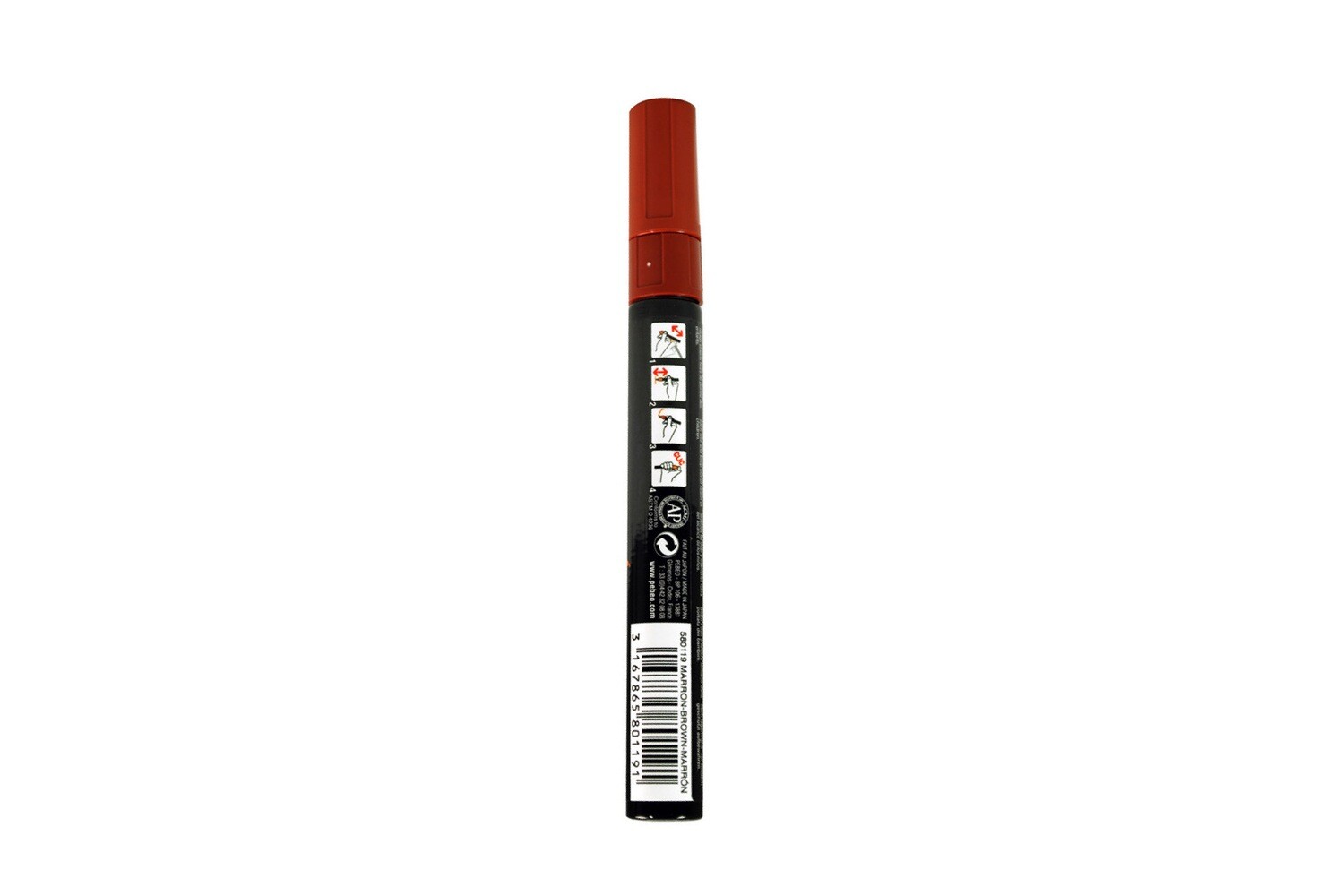 4ARTIST MARKER, Brown, 4mm round.