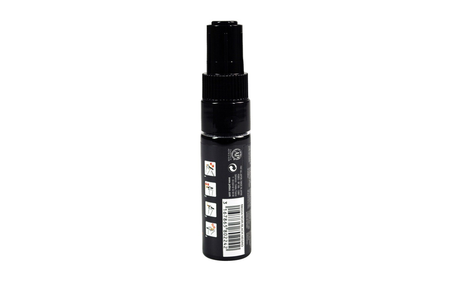 4ARTIST MARKER, Black, 8mm angular.