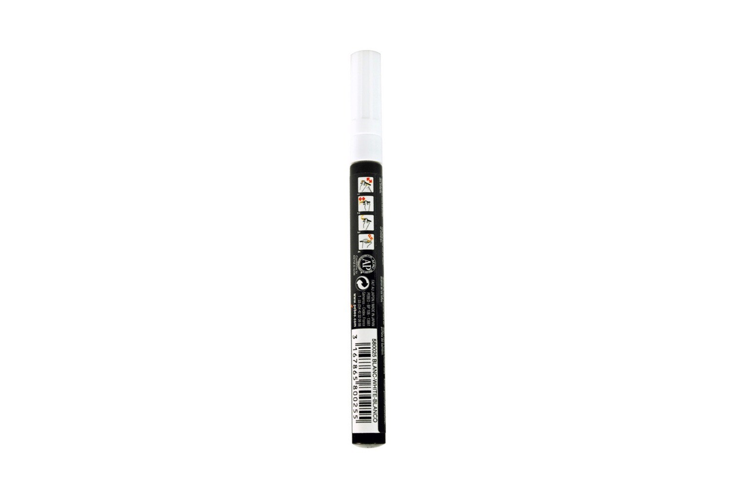 4ARTIST MARKER, White, 2mm round.
