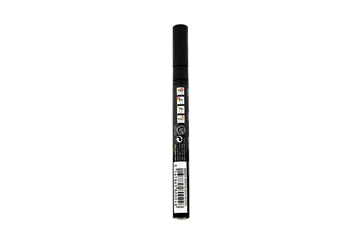 4ARTIST MARKER, Black, 2mm round.