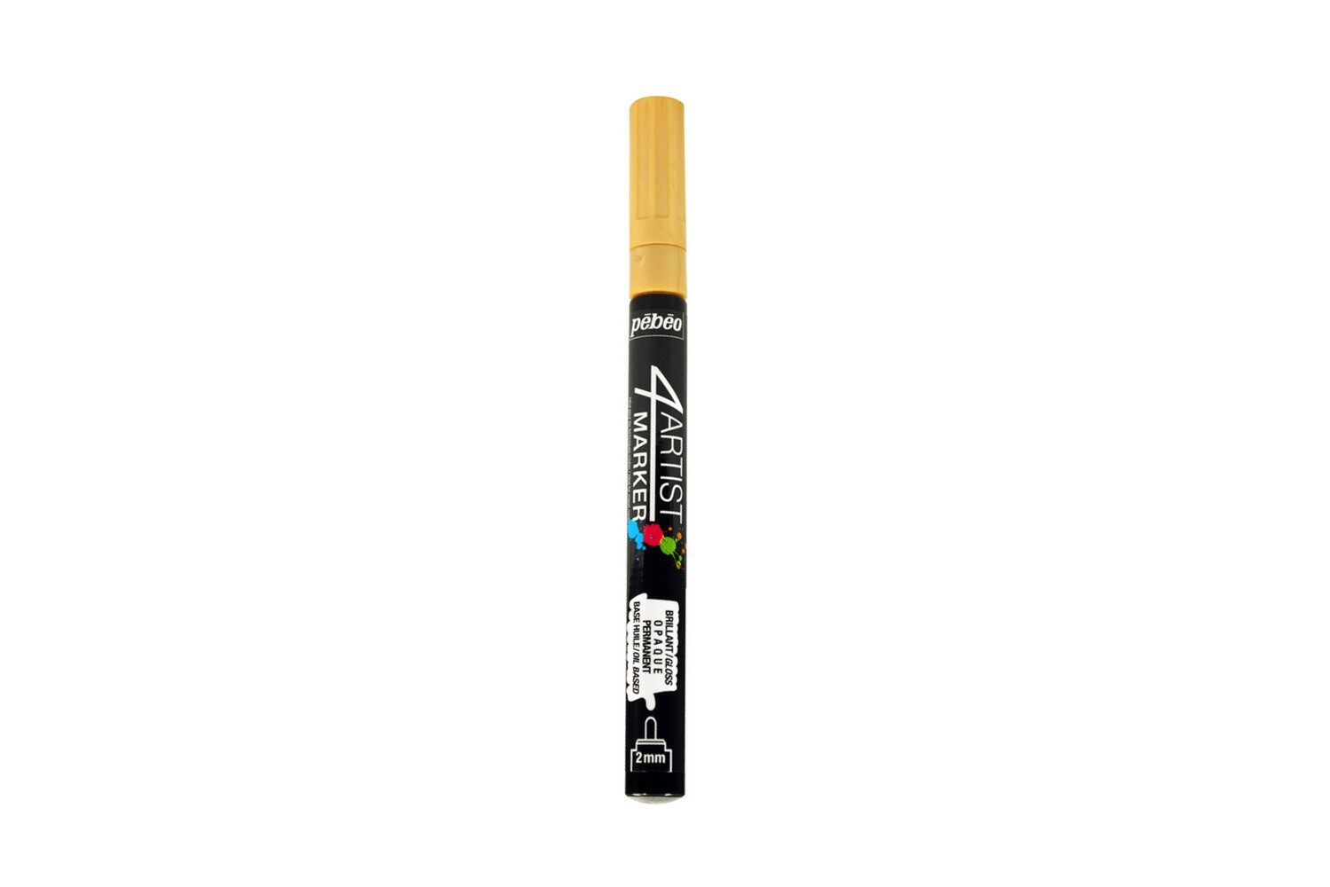 4ARTIST MARKER, Gold, 2mm round.