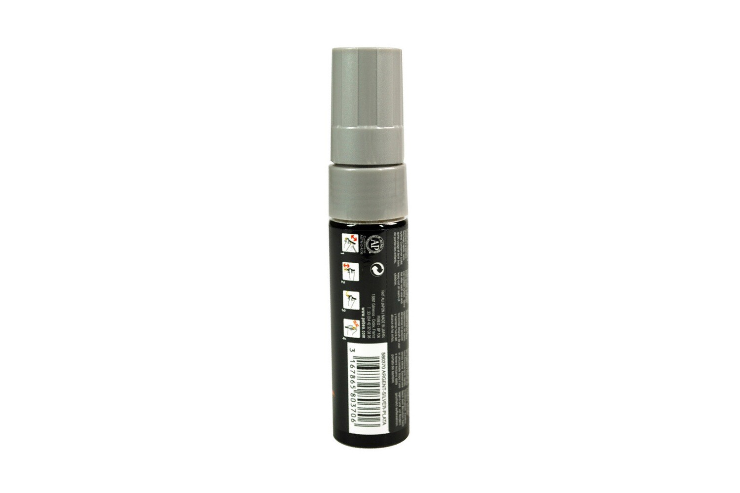 4ARTIST MARKER, Silver, 15mm flat.