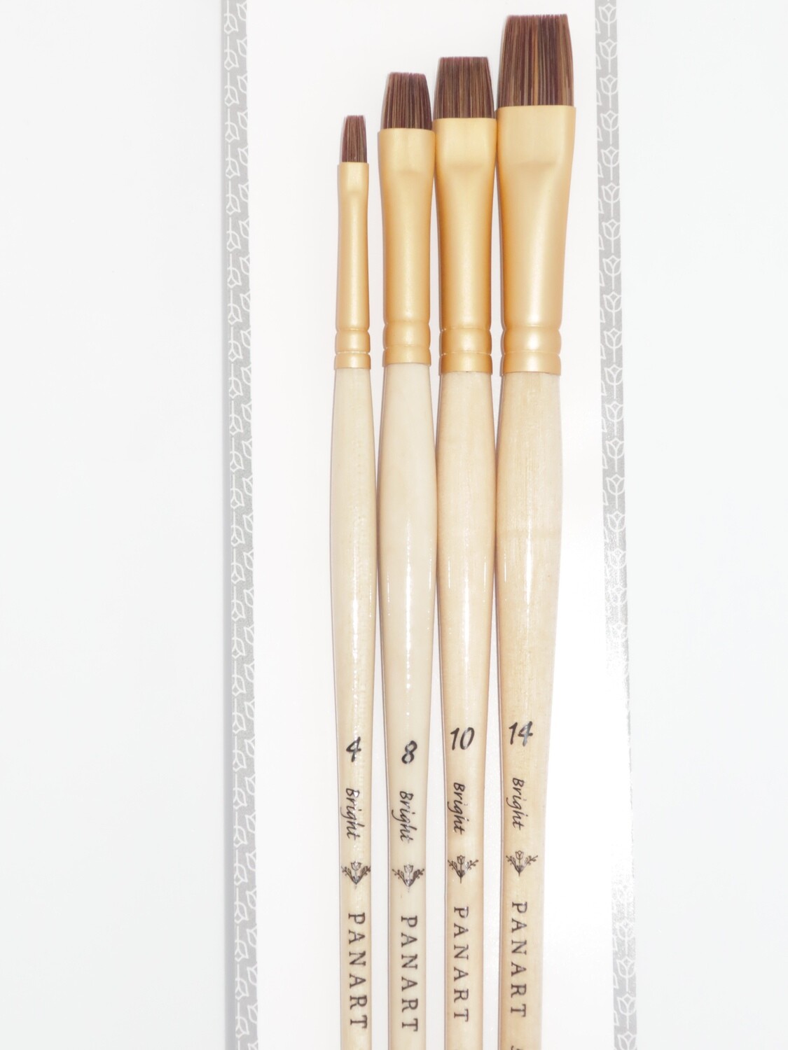 PANART ES-02 Echo Synthetic Brushes set of 4