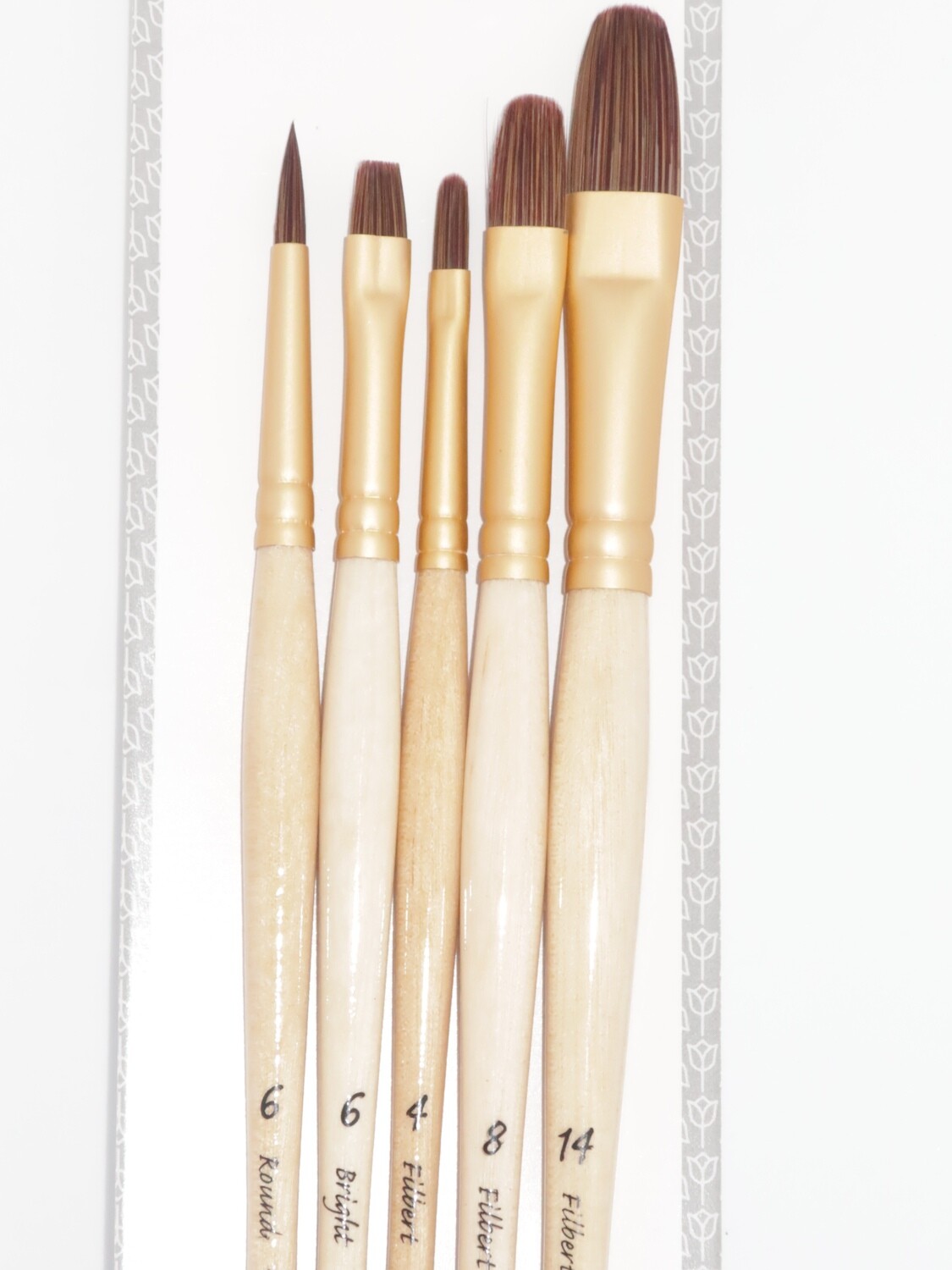 PANART ES-04 Echo Synthetic Brushes set of 5
