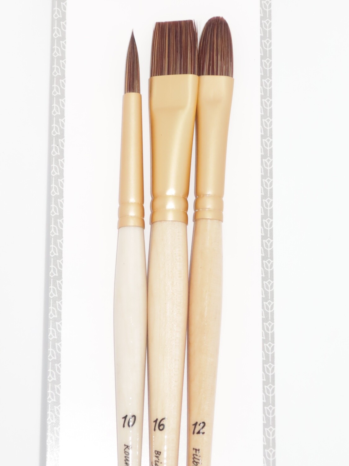 PANART ES-06 Echo Synthetic Brushes set of 3