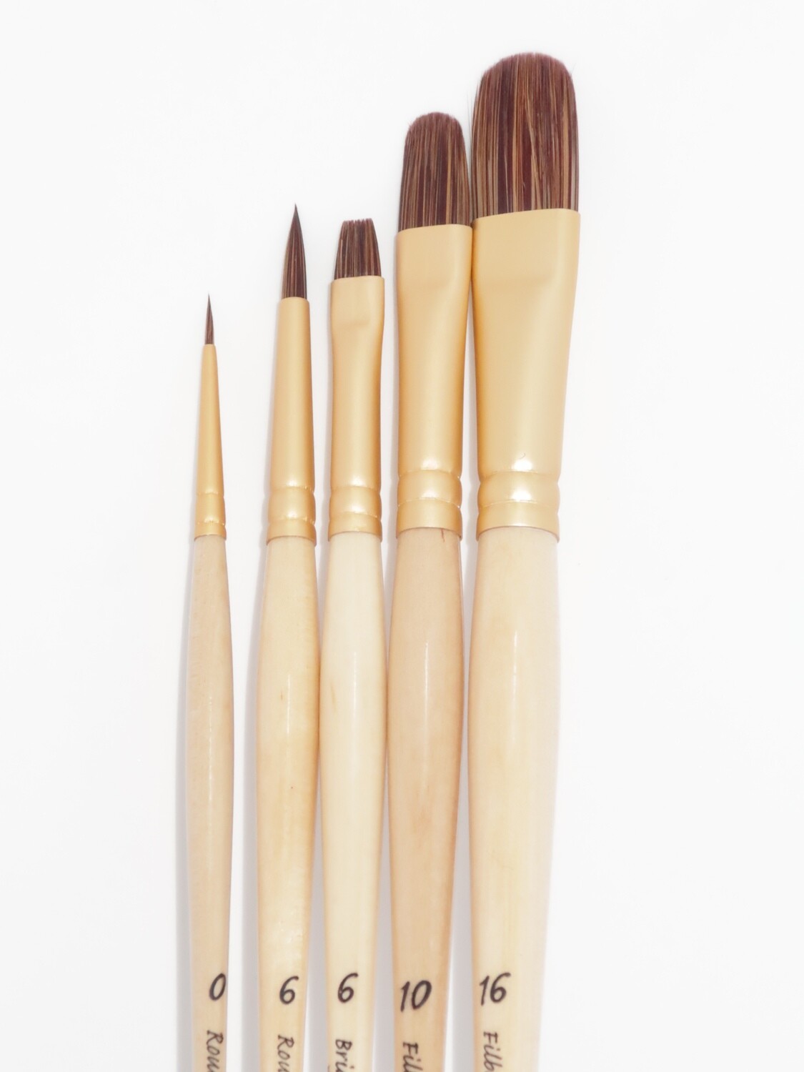 PANART ES-05 Echo Synthetic Brushes set of 5