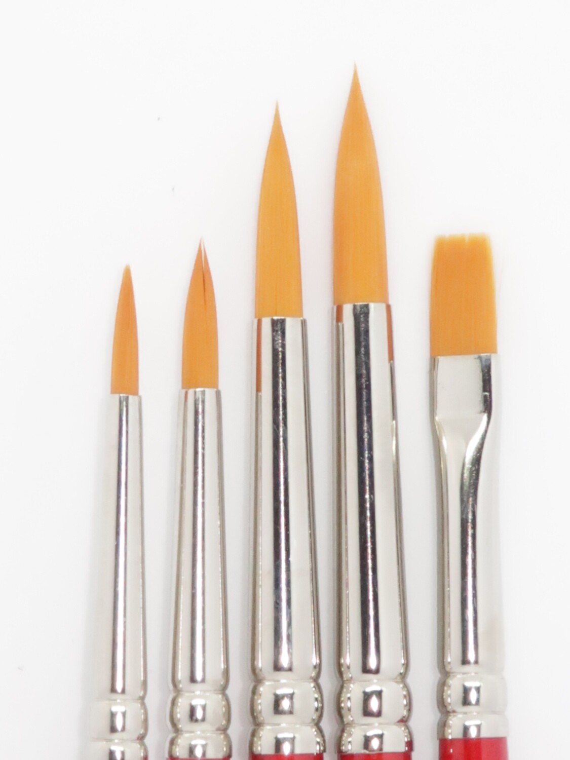 PANART SS-01 Gold Synthetic Brushes set of 5 PANART SS-01 Gold Synthetic Brushes set of 5