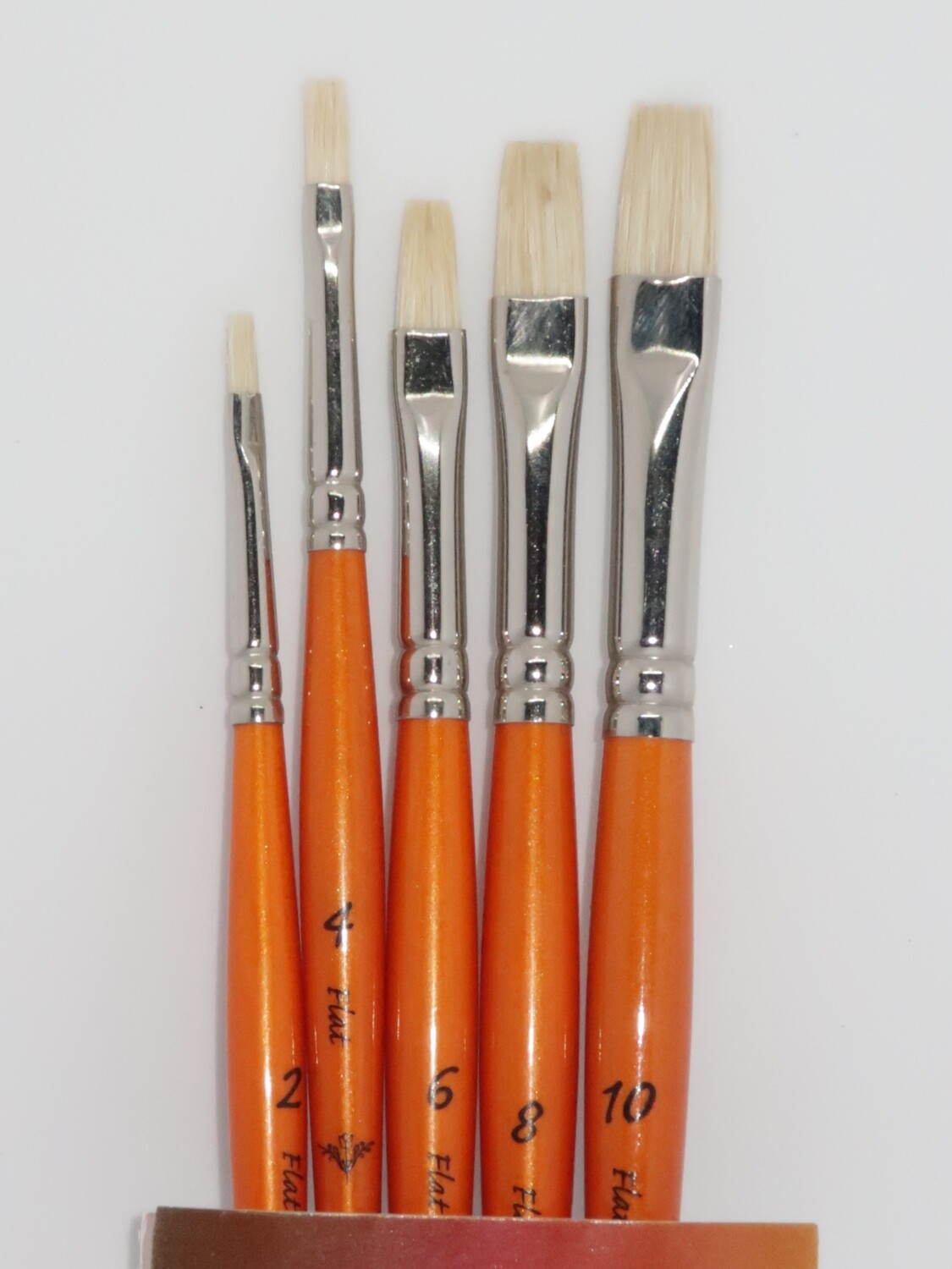 PANART BS-02 Natural Bristle Brushes set of 5