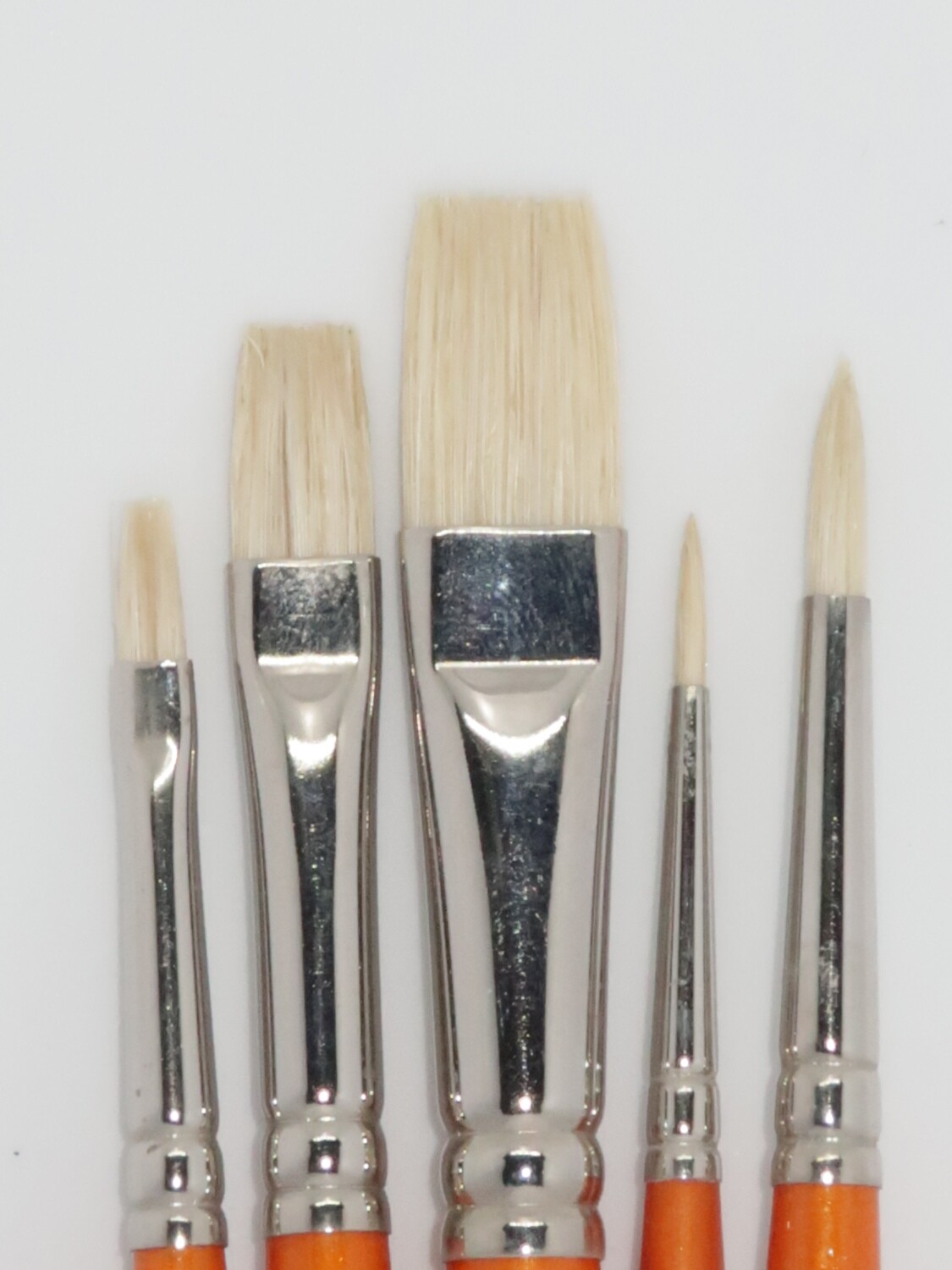 PANART BS-03 Natural Bristle Brushes set of 5 PANART BS-03 Natural Bristle Brushes set of 5