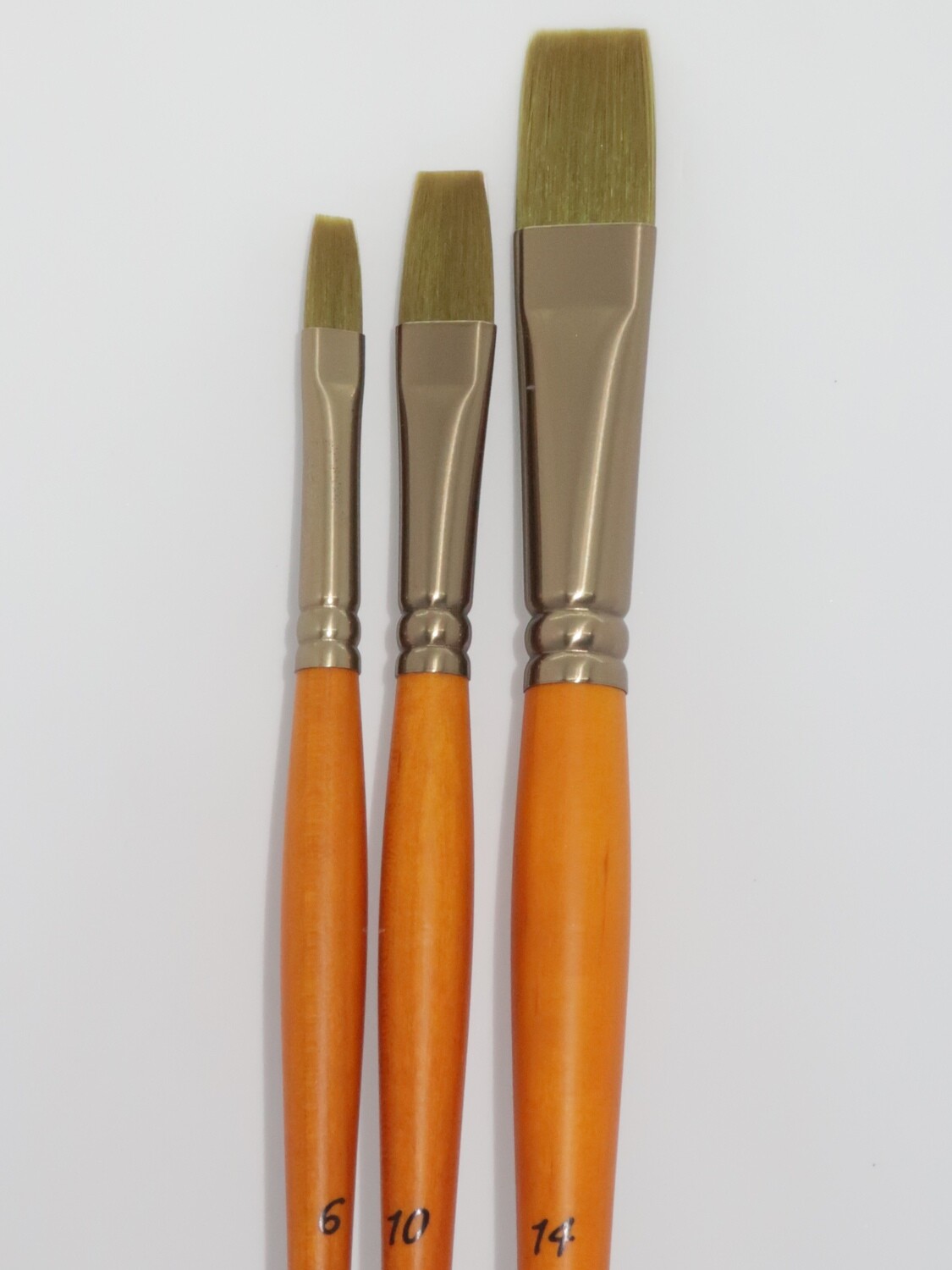 PANART GG-06 Gold Green Brushes set of 3