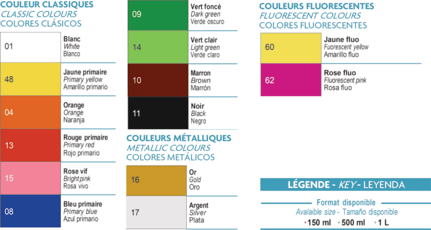 Acrylcolor Liquid Acrylic 500 ml, White,  No. 01