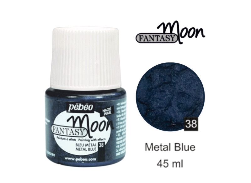 Fantasy Moon Decorative color Metal blue No. 38 , 45 ml