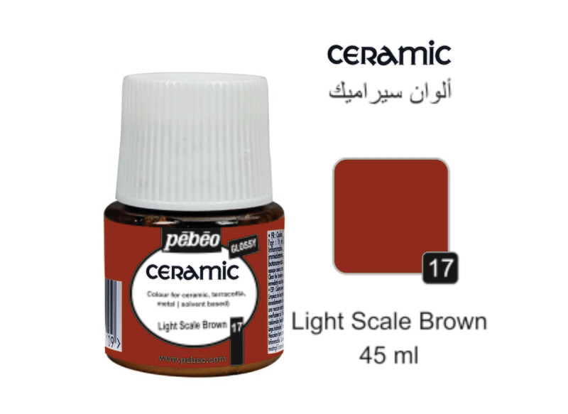 Ceramic colors Light scale brown, 45 ml No. 17
