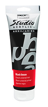 Gesso Studio Acrylic 250 ml , Black