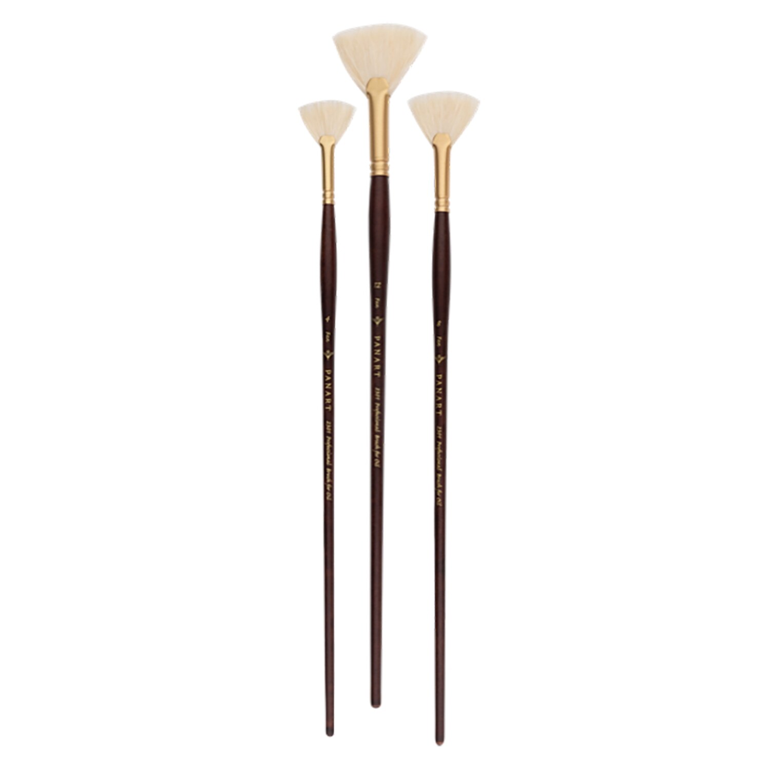 Interlocked Bristle Fan Brush Size 10