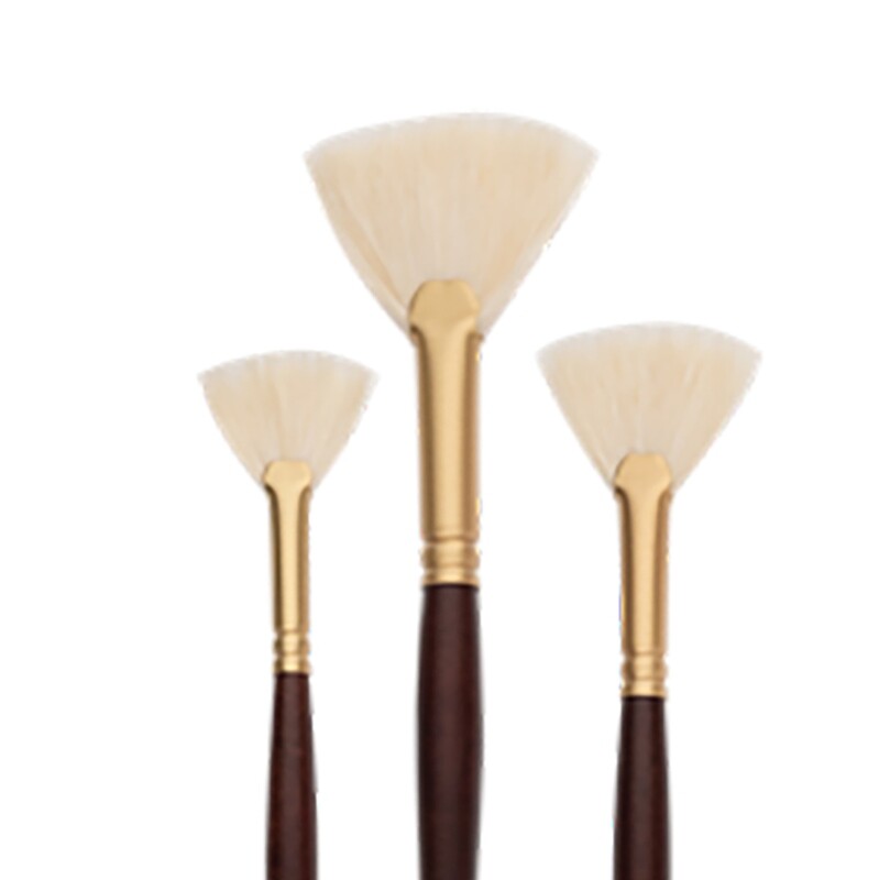 Interlocked Bristle Fan Brushes